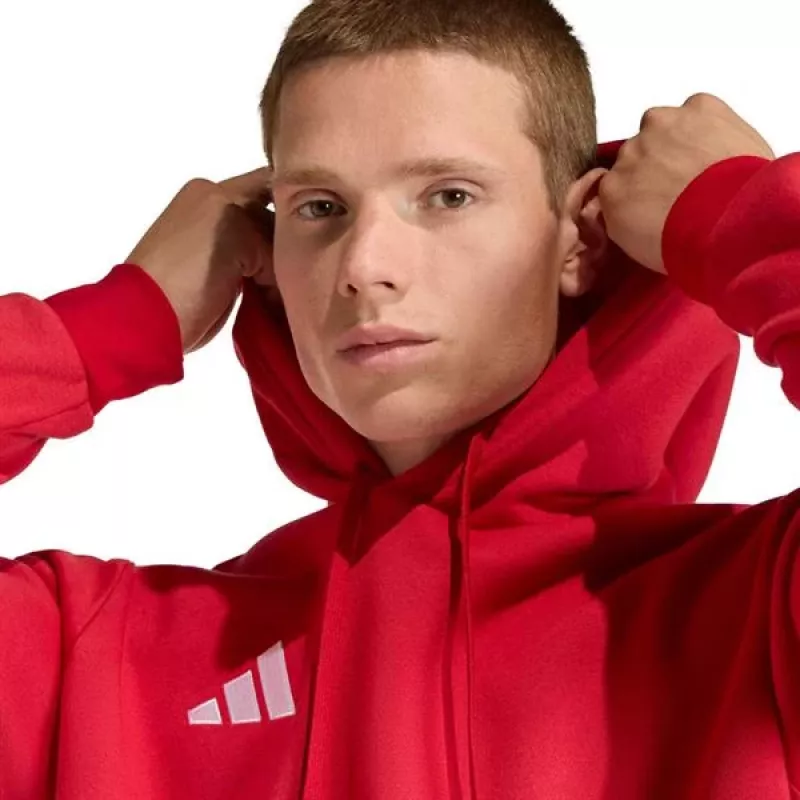 adidas Entrada 26 sudadera con capucha hombre rojo S