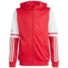 adidas Squadra 25 sudadera con capucha niños Rojo/Blanco 140cm