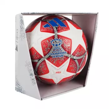 adidas UCL Women's 25/26 Final Pro Balón de fútbol Talla 5 Rojo/Blanco