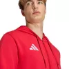 adidas Entrada 26 sudadera con capucha y cremallera completa hombre Rojo talla S