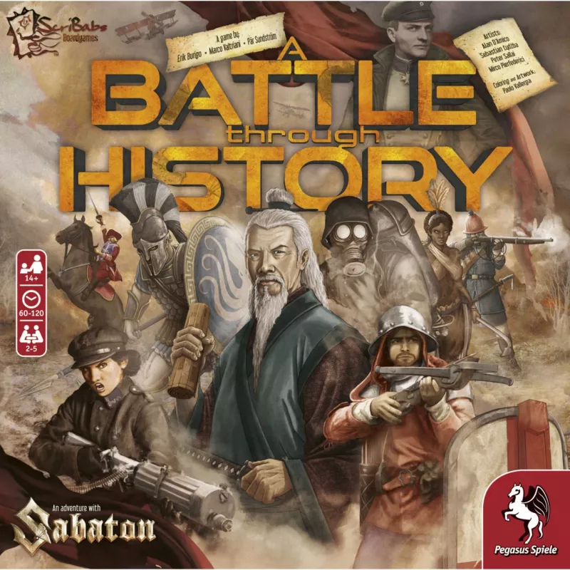 PEGASUS A Battle through History - El juego de mesa de Sabaton