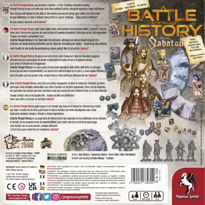 PEGASUS A Battle through History - El juego de mesa de Sabaton