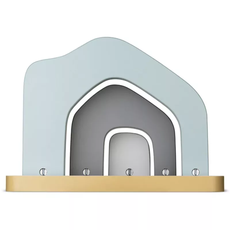 TONIES Mini estantería de suelo - casa 11003995 (rosa) - estantería de suelo rosa en forma de casa de MDF con 2 baldas, 3 compartimentos, para habitación infantil, habitación de bebé, certificada EN 71