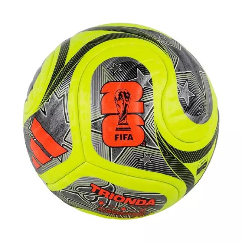 adidas World Cup 26 Trionda Pro balón de fútbol de invierno talla 5 verde/negro/plata JD8023