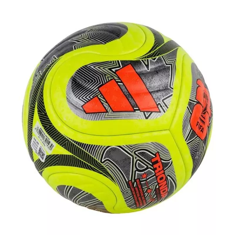 adidas World Cup 26 Trionda Pro balón de fútbol de invierno talla 5 verde/negro/plata JD8023