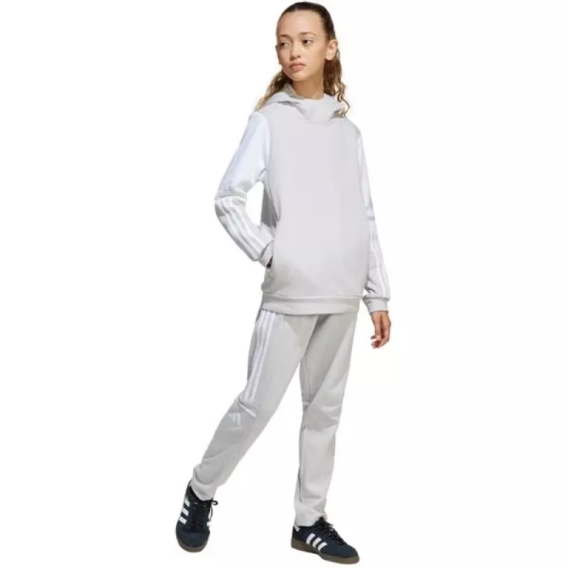 adidas Squadra 25 sudadera con capucha niños gris JD4808 140cm