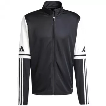 adidas hombre Squadra 25 chaqueta de entrenamiento negro/blanco corte slim cremallera de cuarto AEROREADY poliéster reciclado talla S