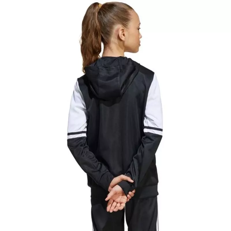 adidas Squadra 25 sudadera con capucha niños negro/blanco 116cm