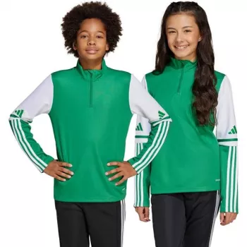 adidas Squadra 25 top de entrenamiento junior Team Green/blanco JP3160 128cm