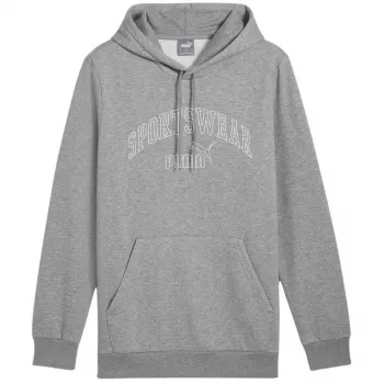 PUMA Essentials+ Logo LAB Gradient sudadera con capucha - gris medio jaspeado - hombre M