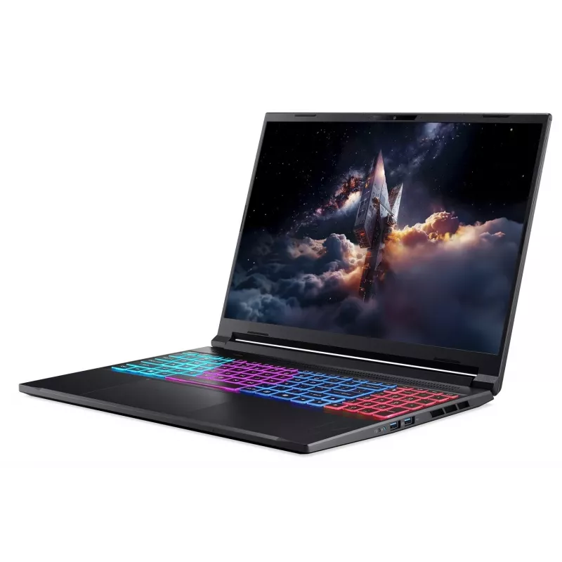 Acer Nitro V 16S Portátil gaming, Intel Core 7 240H, 16 pulgadas WUXGA 180Hz, 32GB, 1TB SSD, NVIDIA GeForce RTX 5060, sin sistema operativo