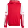 adidas Squadra 25 sudadera con capucha para niños Team Power Red JD4805 140cm