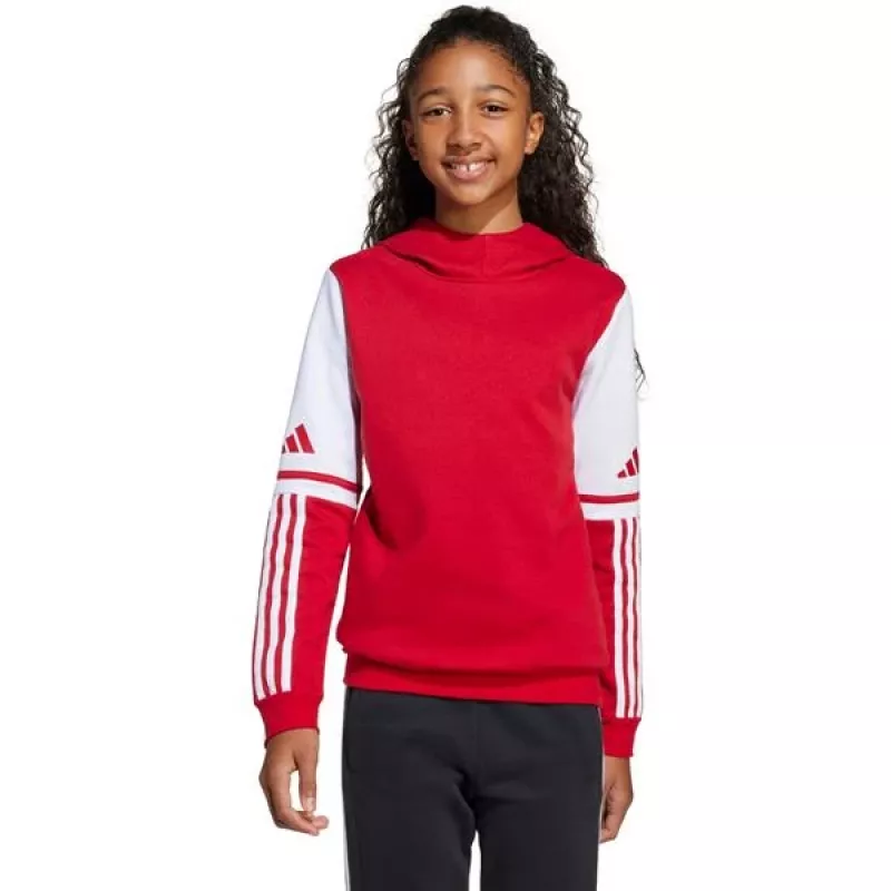 adidas Squadra 25 sudadera con capucha para niños Team Power Red JD4805 140cm