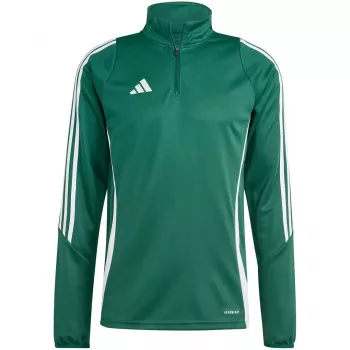 adidas Tiro 24 top de entrenamiento sudadera verde-blanco IS1040 M