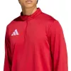 adidas Entrada 26 top de entrenamiento hombre rojo cremallera cuarto manga larga JZ6650 M