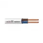 Cable H03VV-F 3x0,75 blanco 50m
