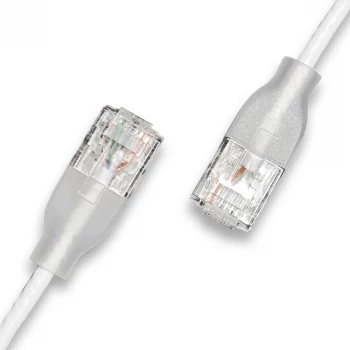 WANTEC eGlow cable de red UTP CAT6a, 0,5 m, blanco