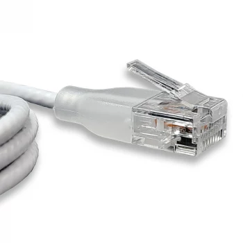 WANTEC eGlow cable de red UTP CAT6a, 0,5 m, blanco