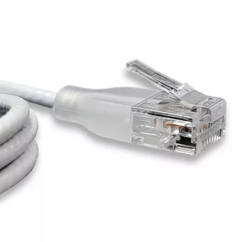 WANTEC eGlow cable de red UTP CAT6a, 0,5 m, blanco