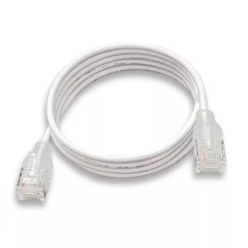 WANTEC eGlow cable de red UTP CAT6a, 0,5 m, blanco