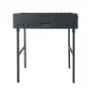 ŠAŠLYKINĖ MG-2 TexasClub Barbacoa de carbón 70x30x17 cm Negro