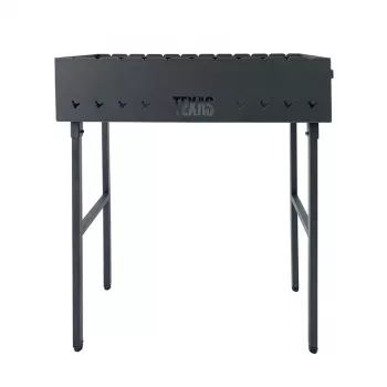 ŠAŠLYKINĖ MG-2 TexasClub Barbacoa de carbón 70x30x17 cm Negro