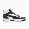 PUMA Rebound V6 Mid Zapatillas Niños Blanco Negro 393831 01 Talla 39
