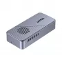 UNITEK Carcasa para SSD M.2 NVMe USB4 con refrigeración activa, 80Gbps, sin herramientas, aluminio, USB-C