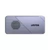 UNITEK Carcasa para SSD M.2 NVMe USB4 con refrigeración activa, 80Gbps, sin herramientas, aluminio, USB-C