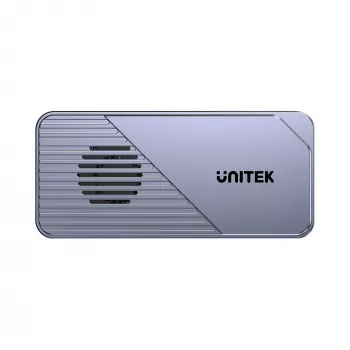 UNITEK Carcasa para SSD M.2 NVMe USB4 con refrigeración activa, 80Gbps, sin herramientas, aluminio, USB-C