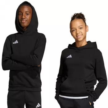 adidas Entrada 26 sudadera con capucha niños negro 152cm