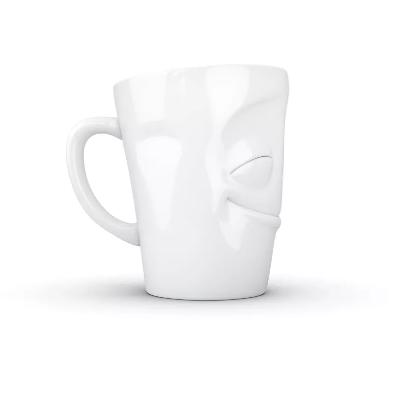 FIFTYEIGHT PRODUCTS T018301 taza con asa blanca Amused 350 ml