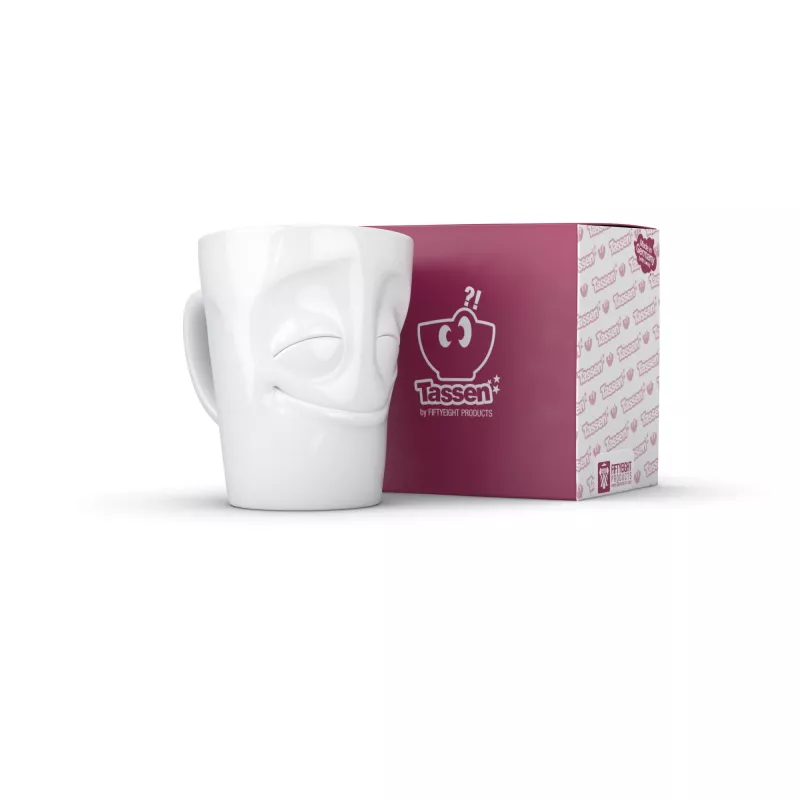 FIFTYEIGHT PRODUCTS T018301 taza con asa blanca Amused 350 ml
