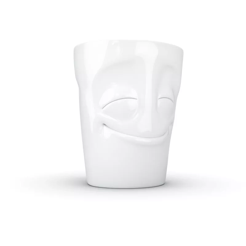 FIFTYEIGHT PRODUCTS T018301 taza con asa blanca Amused 350 ml