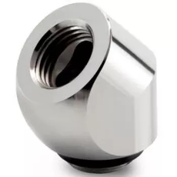 Thermal Grizzly DeltaMate adaptador rotatorio 45° G1/4 - níquel brillante
