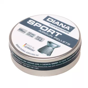 DIANA Sport balines 4,5 mm, 500 uds.