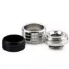 Thermal Grizzly DeltaMate Racor para tubo, Latón - Níquel brillante, HT16, pack de 6
