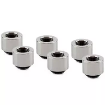 Thermal Grizzly DeltaMate Extender Fitting - MF14, Níquel brillante, pack de 6