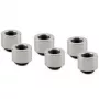 Thermal Grizzly DeltaMate Extender Fitting - MF14, Níquel brillante, pack de 6