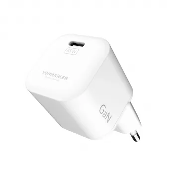 Vonmählen Unity Nano GaN 65W Blanco Cargador USB-C