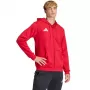 adidas Entrada 26 Full-Zip Hoodie Hombre Rojo L