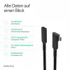 ShiverPeaks Cable de extensión USB-C USB-C/C 3.2 PD 90° - Cable - Digital/Datos