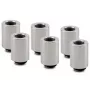 Thermal Grizzly DeltaMate Extender Fitting MF28 - níquel brillante, pack de 6
