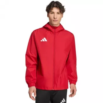 adidas Entrada 26 chaqueta para hombre All Weather roja XL