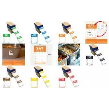 Avery SUN Day Labels Removable 40 x 56 mm campos de etiquetado negros esquinas redondeadas 500 etiquetas