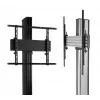 B-TECH AV SYSTEM X - soporte de suelo universal para pantallas planas (VESA 600 x 400) - 1,8 m