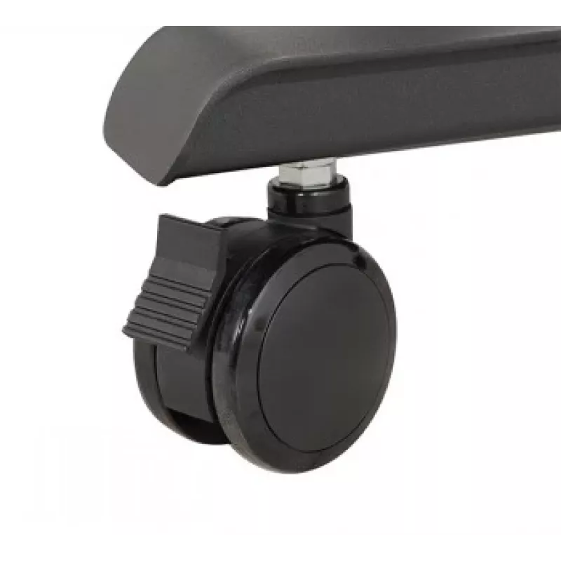 B-TECH AV SYSTEM X - soporte móvil universal de perfil bajo para pantallas planas (VESA 600 x 400) - 0,75 m, columnas Ø50 mm