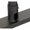B-TECH AV SYSTEM X - soporte móvil universal de perfil bajo para pantallas planas (VESA 600 x 400) - 0,75 m, columnas Ø50 mm