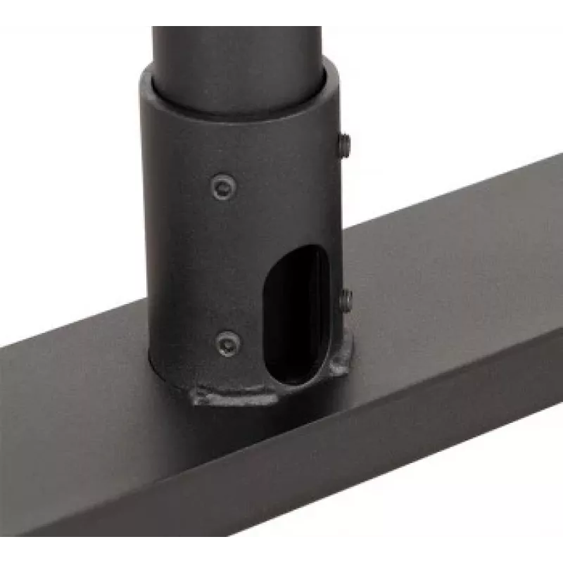 B-TECH AV SYSTEM X - soporte móvil universal de perfil bajo para pantallas planas (VESA 600 x 400) - 0,75 m, columnas Ø50 mm