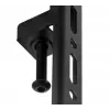 B-TECH AV SYSTEM X - soporte móvil universal de perfil bajo para pantallas planas (VESA 600 x 400) - 0,75 m, columnas Ø50 mm